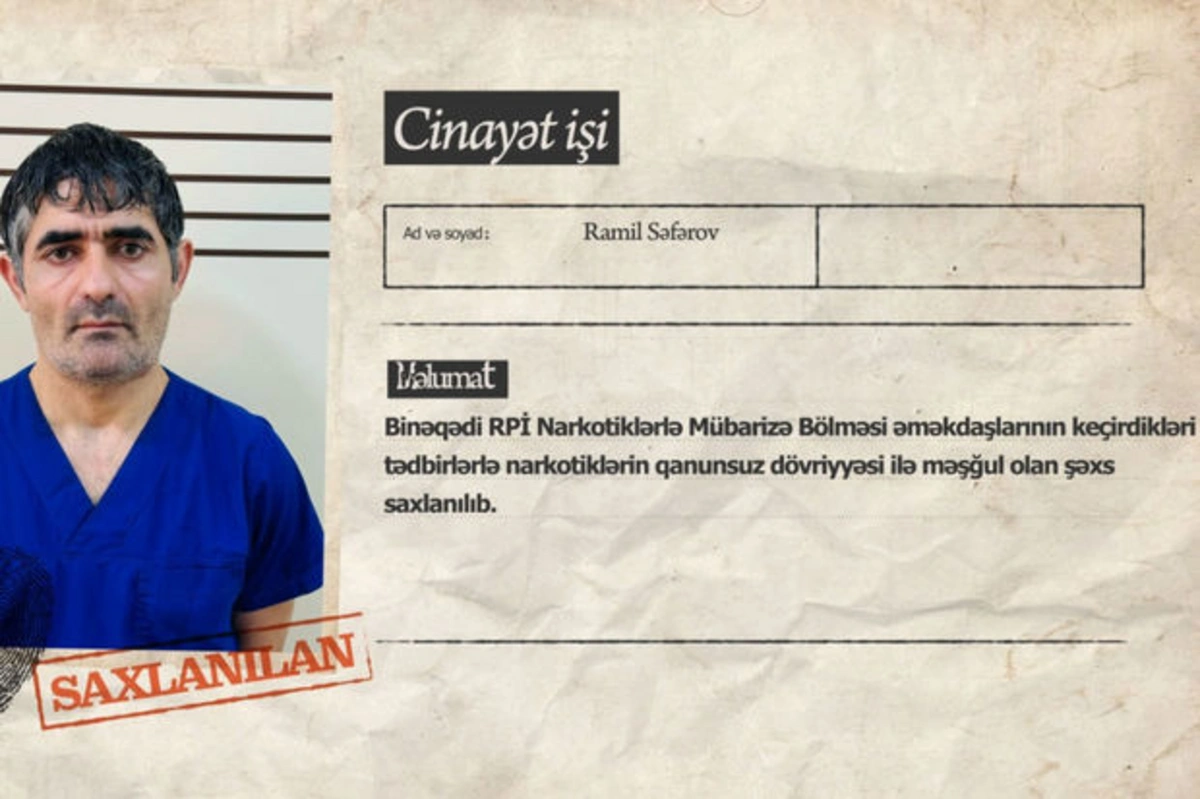 В Баку задержан мужчина, привлеченный к наркокурьерству гражданином Ирана - ВИДЕО